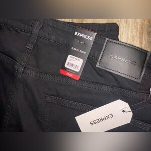 EXPRESS, All Black men’s jeans/pants Sz 34x32 NWT